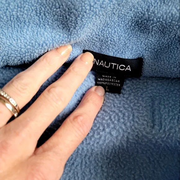 NAUTICA SET OF 2- MENS FLEECE HEAVY DUTY PULLOVER HALF ZIP SWEATSHIRT JACKET - Picture 5 of 11